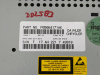 2008-2009 Dodge Caliber Radio AM FM Cd Player Receiver Replacement P/N:P05064171AK Fits Fits 2007 2008 2009 OEM Used Auto Pa