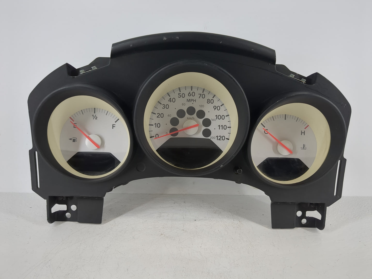 2007-2008 Dodge Caliber Instrument Cluster Speedometer Gauges P/N:61472250344C Fits Fits 2007 2008 OEM Used Auto Parts - Oem