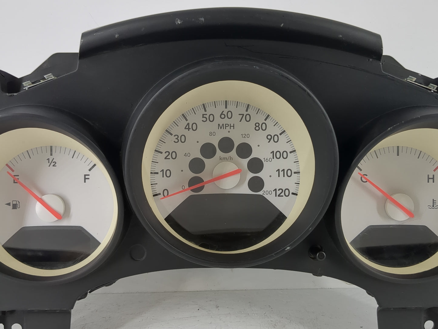 2007-2008 Dodge Caliber Instrument Cluster Speedometer Gauges P/N:61472250344C Fits Fits 2007 2008 OEM Used Auto Parts - Oem