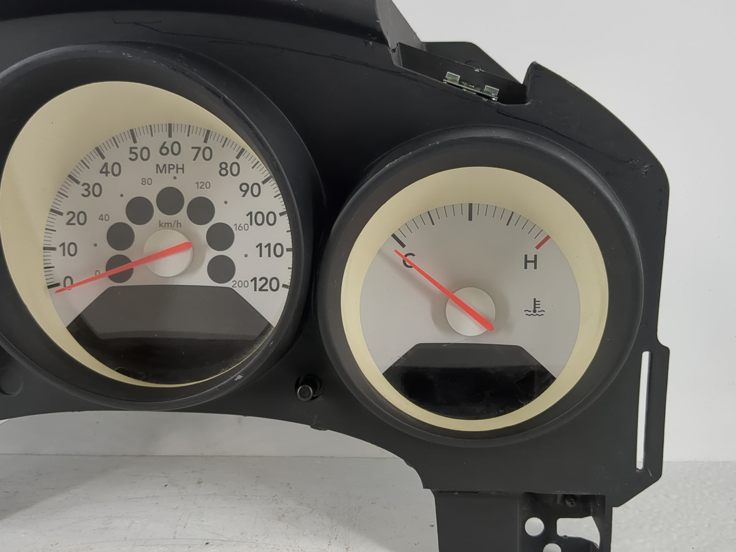2007-2008 Dodge Caliber Instrument Cluster Speedometer Gauges P/N:61472250344C Fits Fits 2007 2008 OEM Used Auto Parts - Oem
