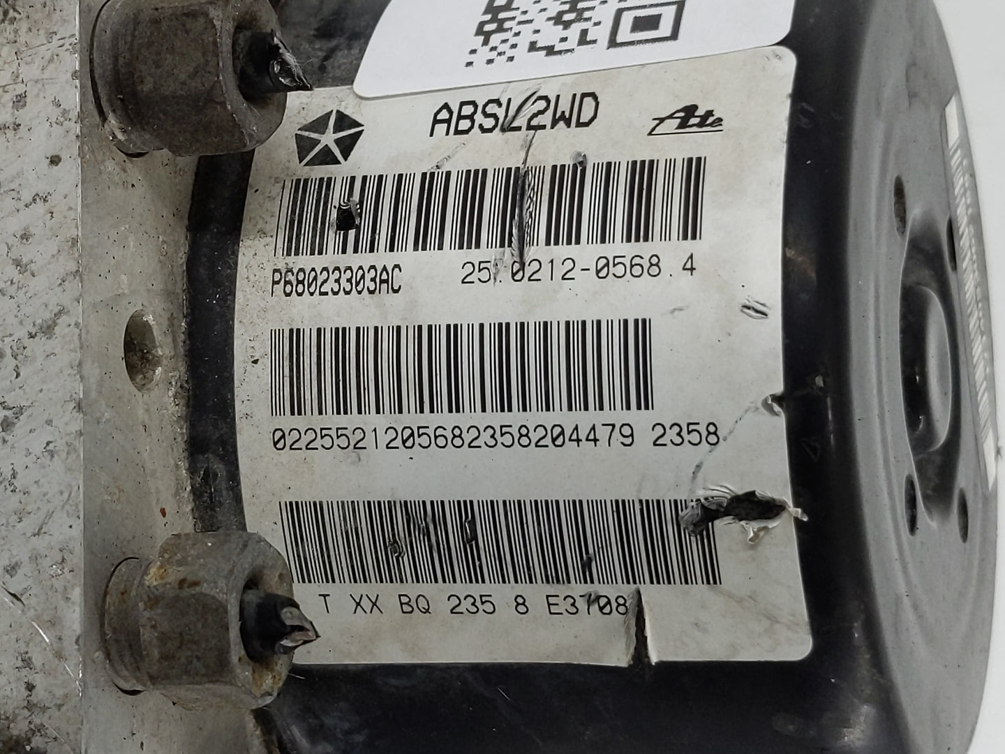 2008 Dodge Caliber ABS Pump Control Module Replacement P/N:P68023303AC Fits OEM Used Auto Parts - Oemusedautoparts1.com