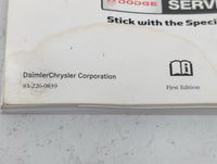 2008 Dodge Caliber Owners Manual Book Guide OEM Used Auto Parts - Oemusedautoparts1.com
