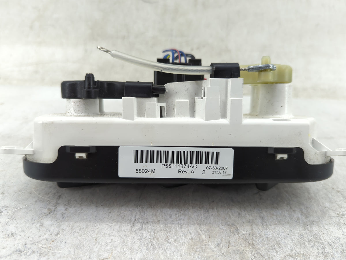 2007-2009 Dodge Caliber Climate Control Module Temperature AC/Heater Replacement P/N:P55111874AC Fits Fits 2007 2008 2009 OE