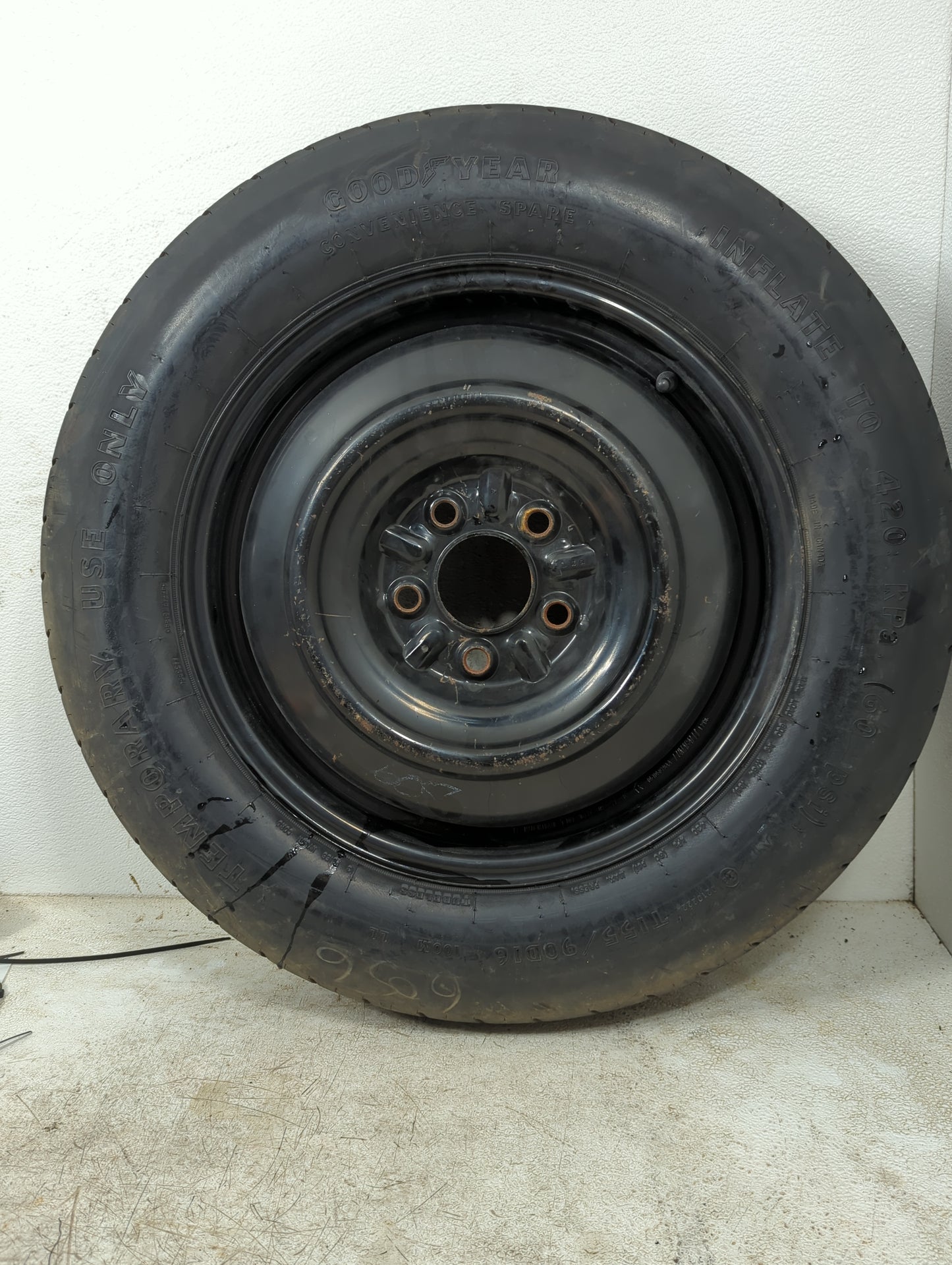 2007-2009 Dodge Caliber Spare Donut Tire Wheel Rim Oem - Oemusedautoparts1.com