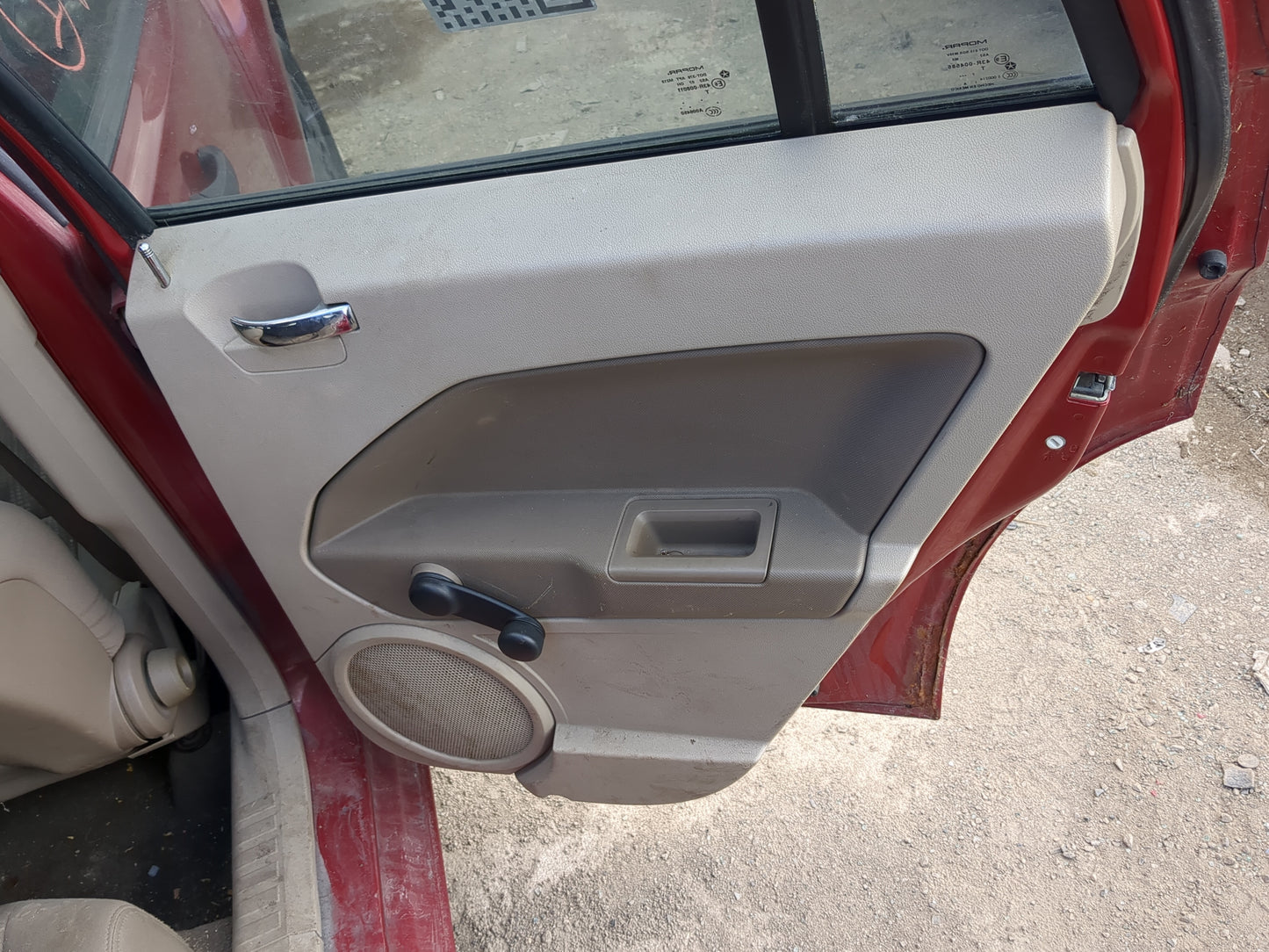 2007-2010 Dodge Caliber Passenger Rear Door Oem 1214741 - Oemusedautoparts1.com