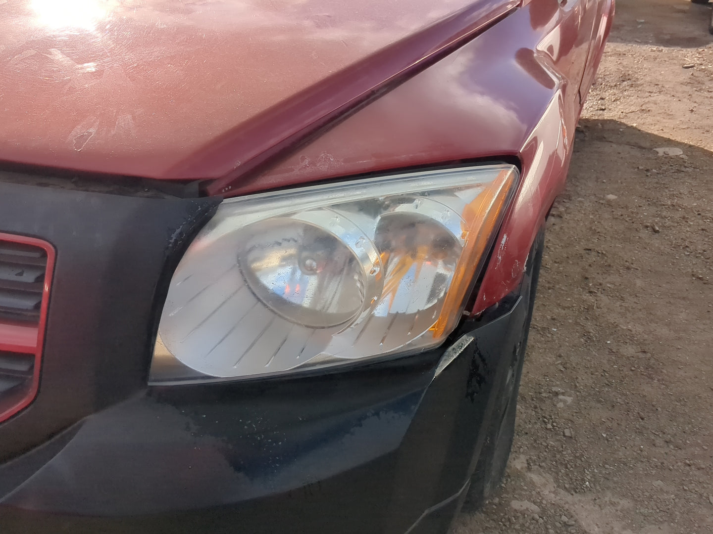 2007-2012 Dodge Caliber Driver Left Oem Head Light Headlight Lamp 1214783 - Oemusedautoparts1.com
