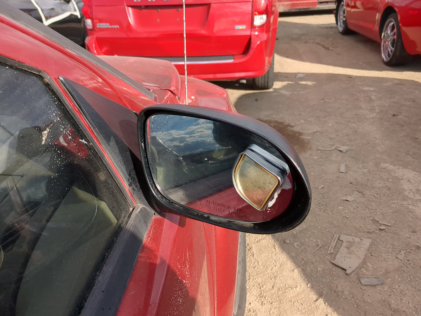 2007-2012 Dodge Caliber Passenger Side View Mirror - Right Door Mirror OEM Used - Oemusedautoparts1.com