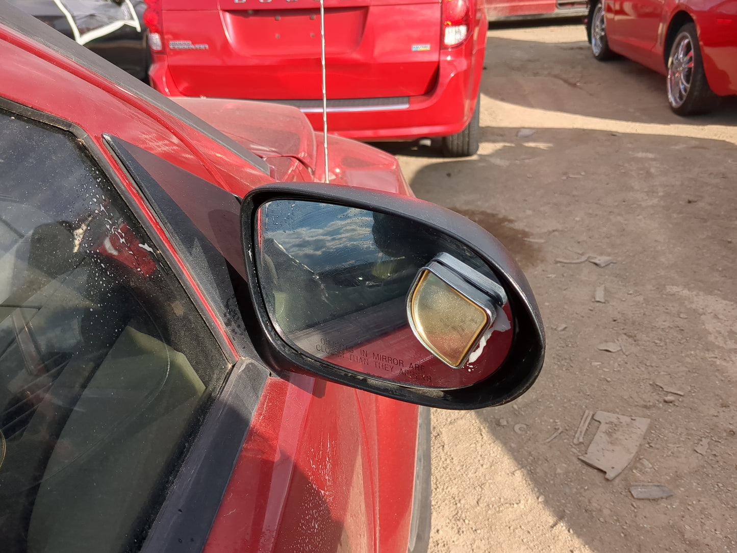 2007-2012 Dodge Caliber Passenger Side View Mirror - Right Door Mirror OEM Used - Oemusedautoparts1.com