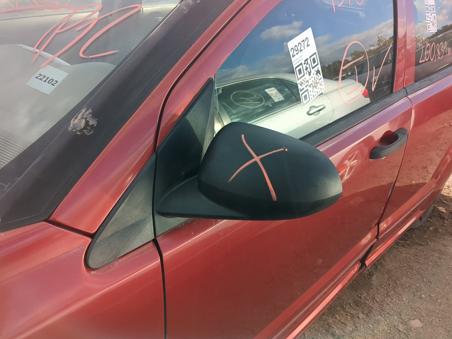 2007-2012 Dodge Caliber Side Mirror Replacement Driver Left View Door Mirror Fits Fits 2007 2008 2009 2010 2011 2012 OEM Use