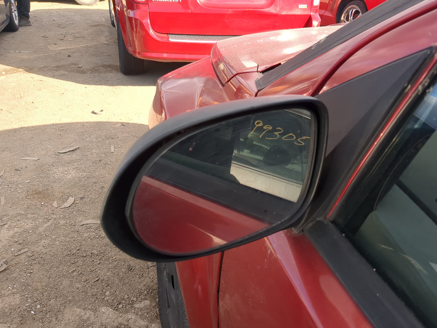 2007-2012 Dodge Caliber Driver Side View Mirror - Left Door Mirror OEM Used - Oemusedautoparts1.com