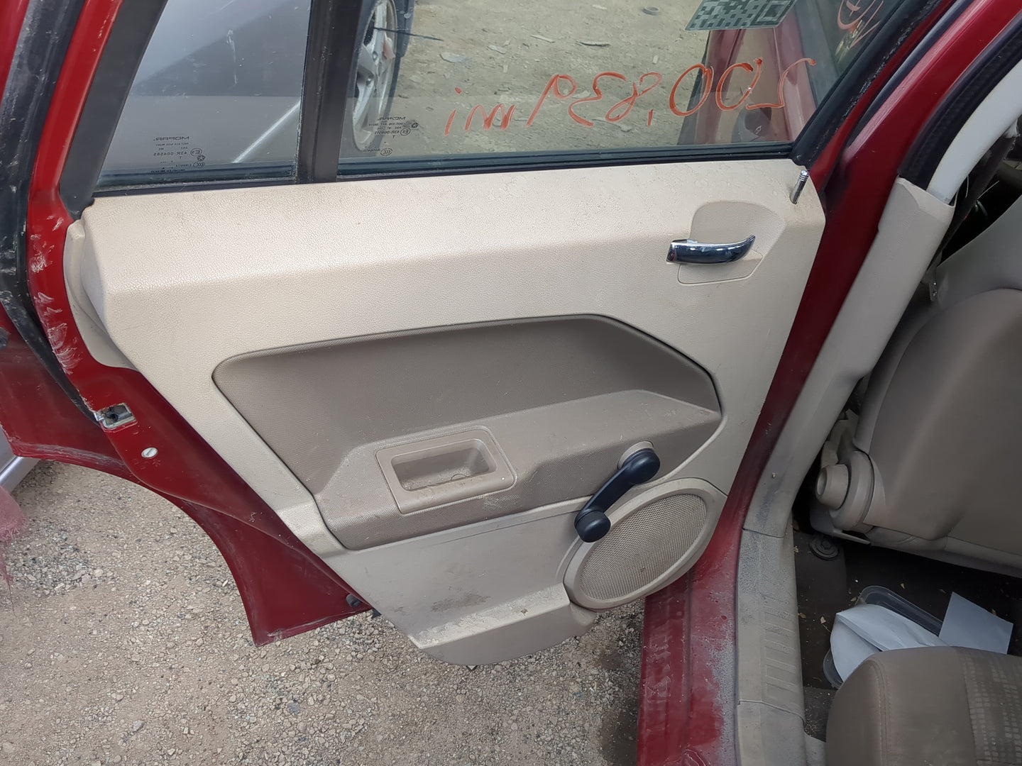 2007-2010 Dodge Caliber Driver Rear Door Oem 1214871 - Oemusedautoparts1.com