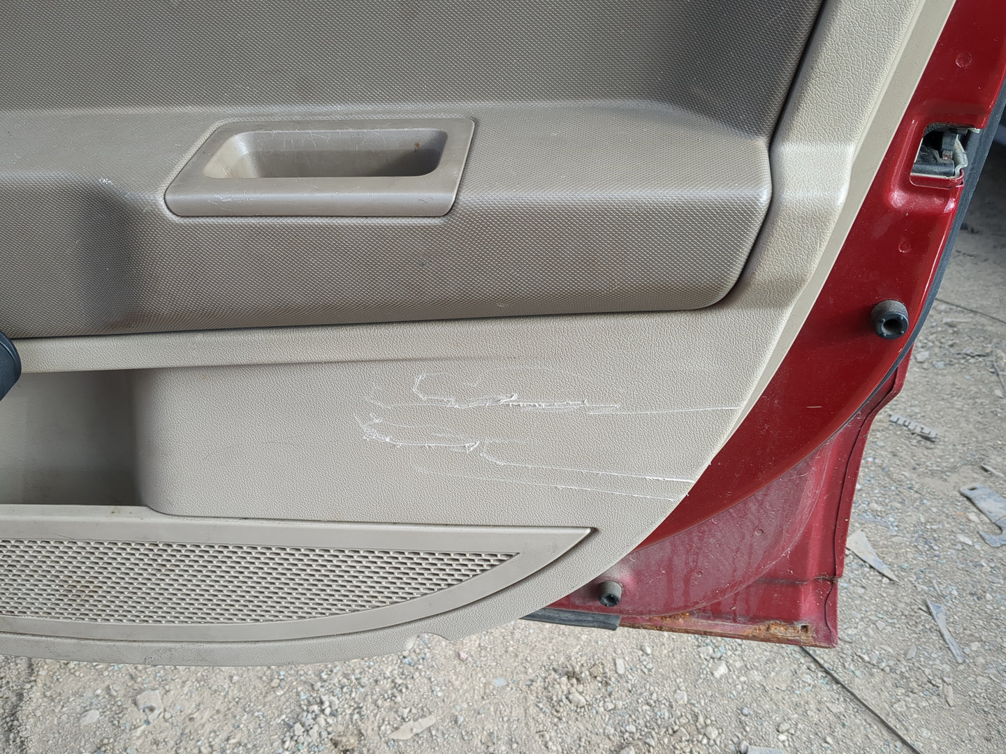 2008 Dodge Caliber Front Right Passenger Interior Door Panel Trim - Oemusedautoparts1.com