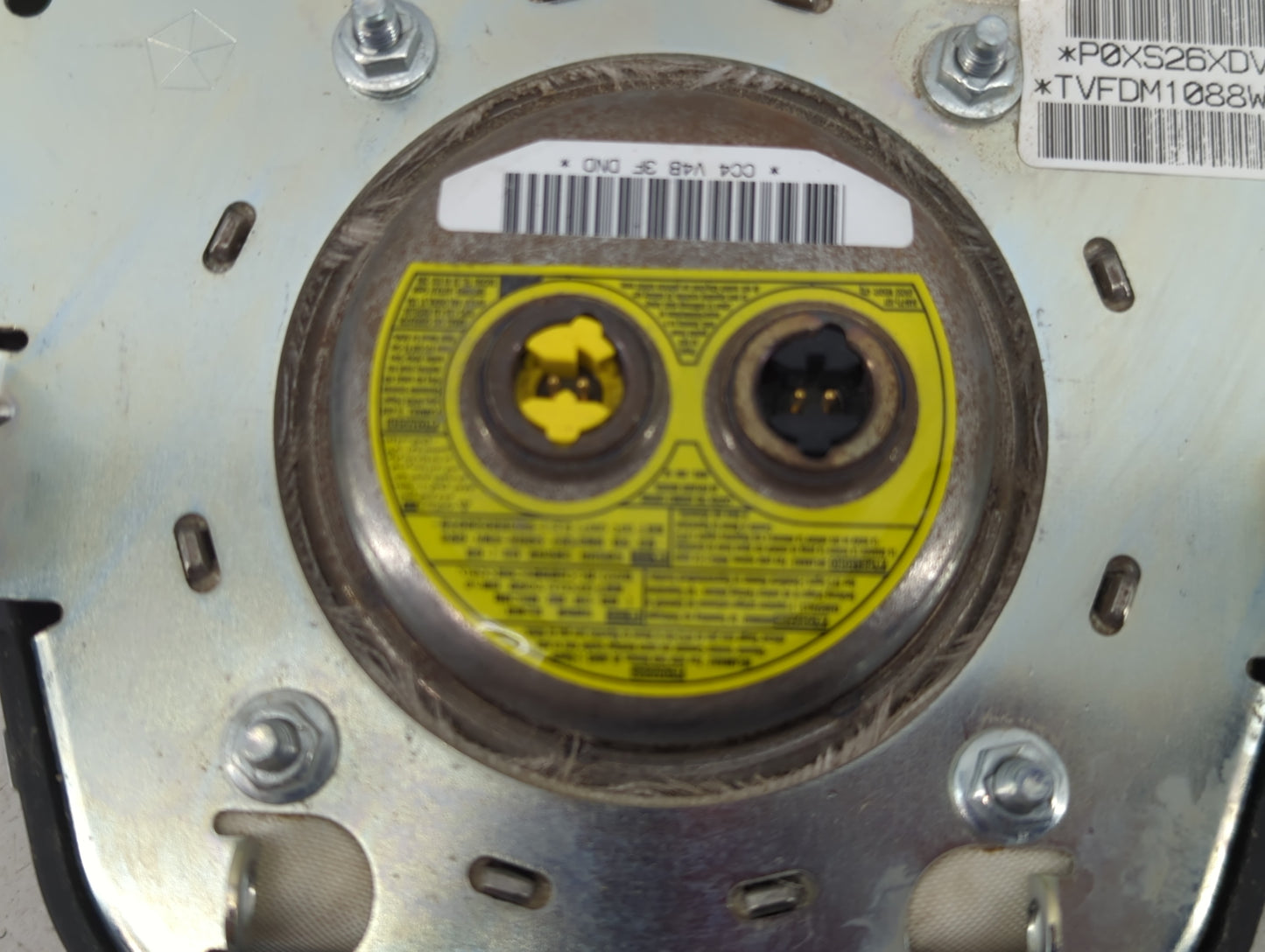 2008 Dodge Caliber Air Bag Driver Left Steering Wheel Mounted Fits OEM Used Auto Parts - Oemusedautoparts1.com