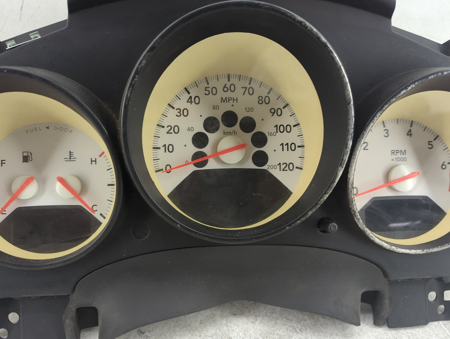 2007-2008 Dodge Caliber Instrument Cluster Speedometer Gauges P/N:P05172997AC 1DX391DVAB, 997AC Miles: Fits Fits 2007 2008 O
