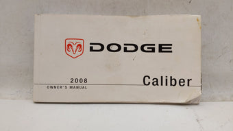 compare product 2008 Dodge Caliber Owners Manual Book Guide OEM Used Auto Parts