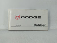 2008 Dodge Caliber Owners Manual Book Guide OEM Used Auto Parts - Oemusedautoparts1.com
