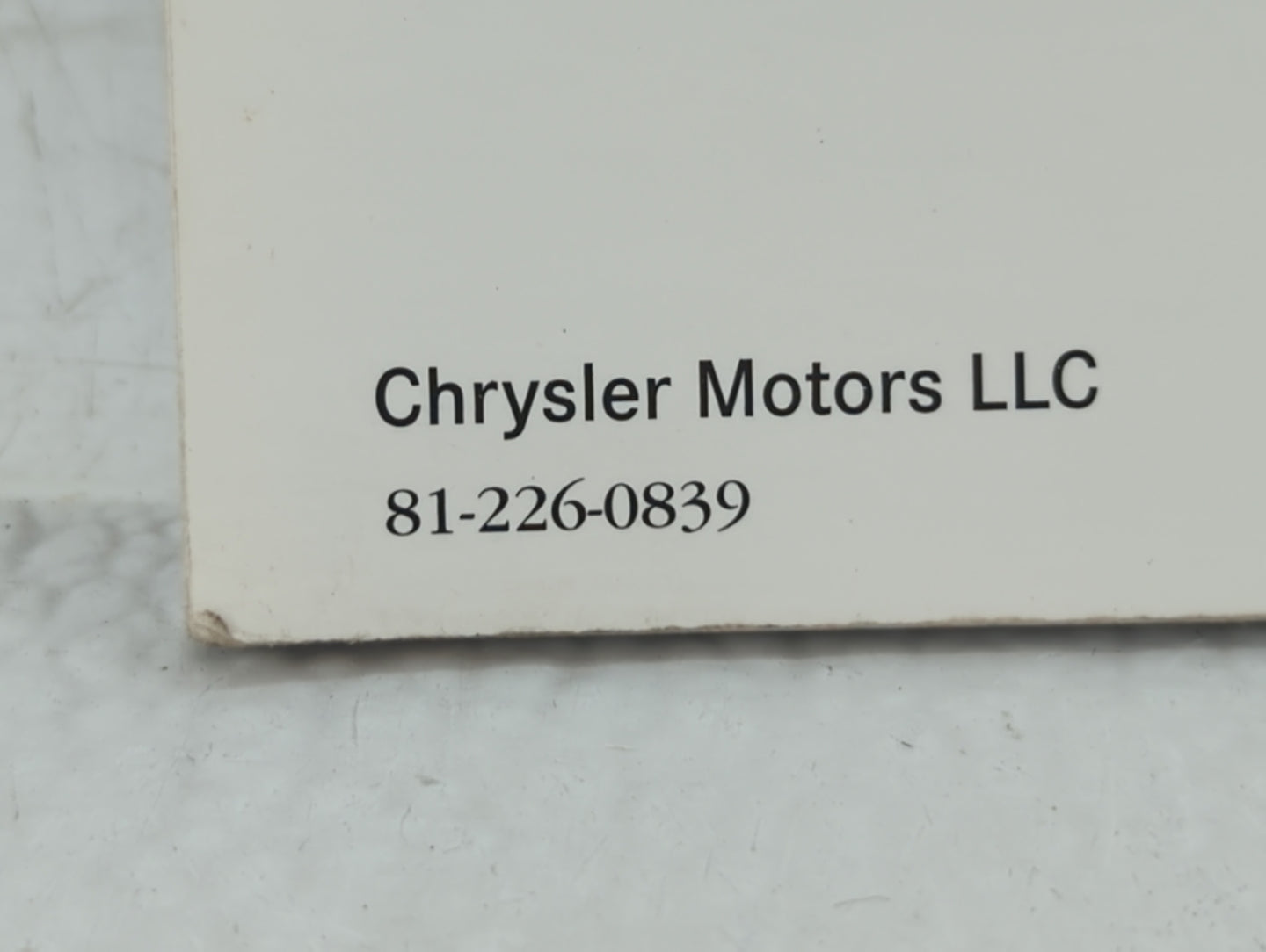 2008 Dodge Caliber Owners Manual Book Guide OEM Used Auto Parts - Oemusedautoparts1.com