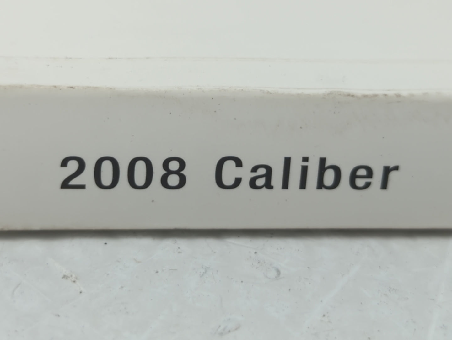 2008 Dodge Caliber Owners Manual Book Guide OEM Used Auto Parts - Oemusedautoparts1.com