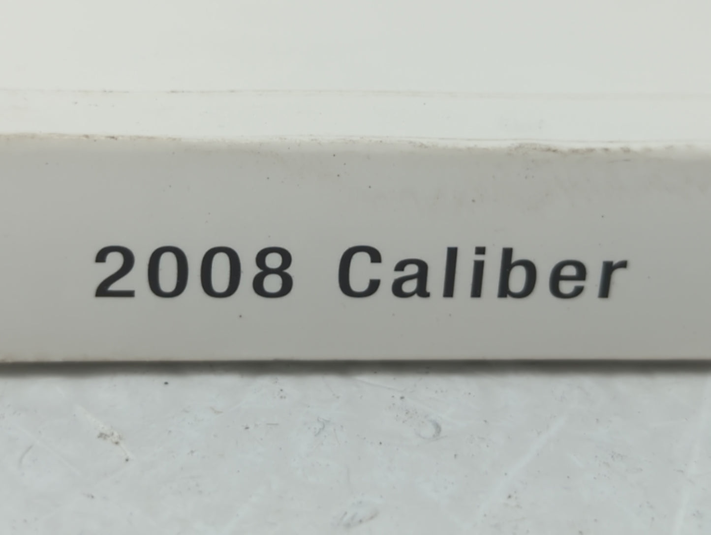 2008 Dodge Caliber Owners Manual Book Guide OEM Used Auto Parts - Oemusedautoparts1.com