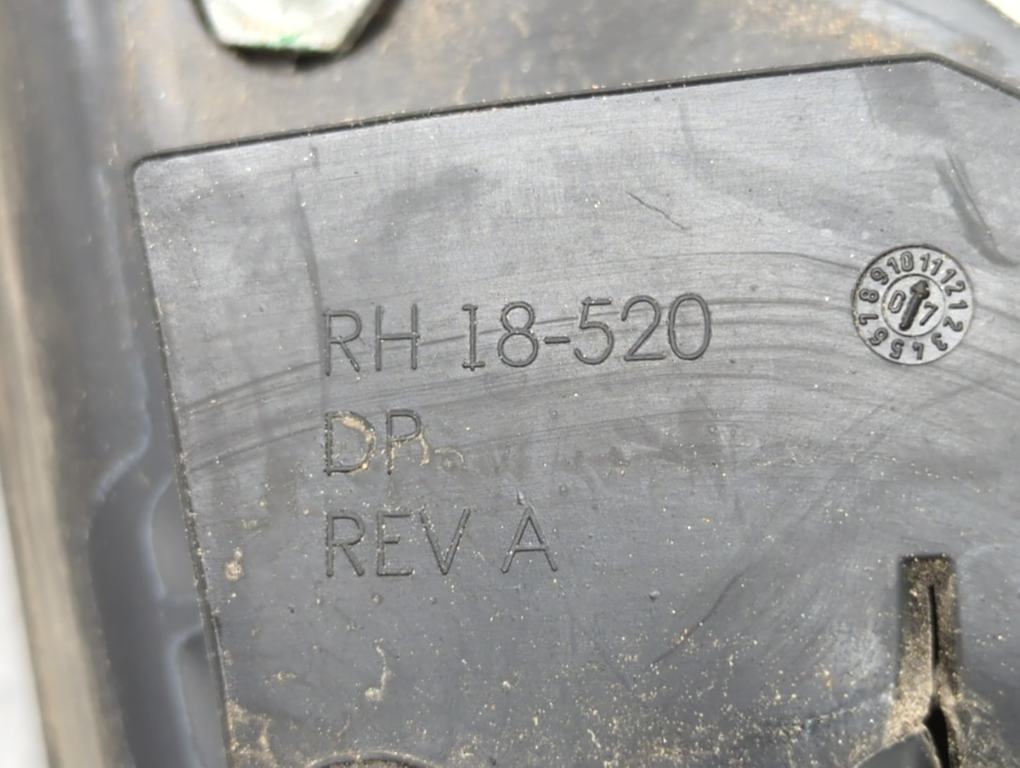 2007-2012 Dodge Caliber Passenger Side View Mirror - Right Door Mirror OEM Used - Oemusedautoparts1.com