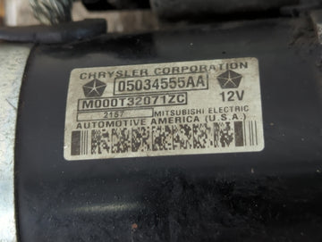 2007-2012 Dodge Caliber Car Starter Motor Solenoid OEM P/N:05034555AA Fits OEM Used Auto Parts