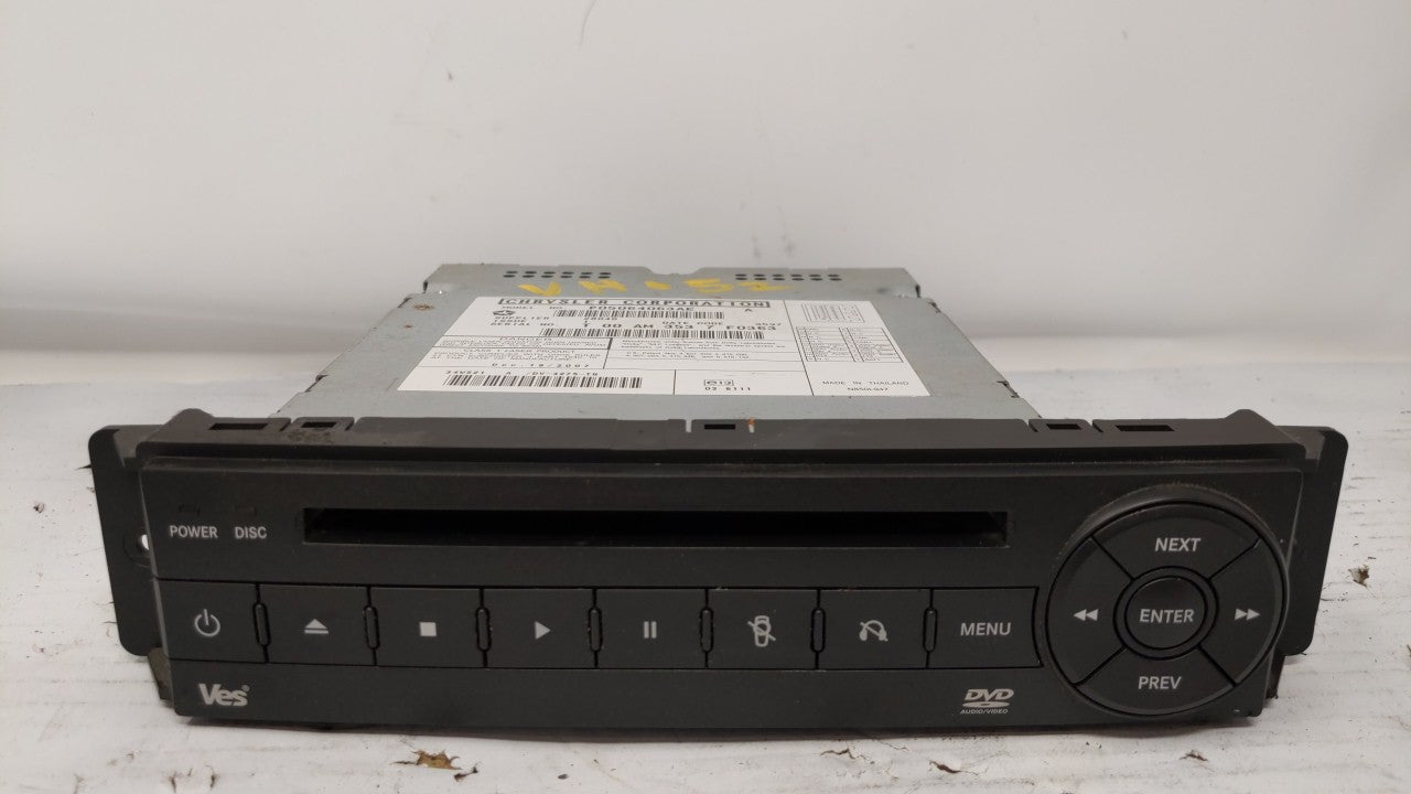 2008 Dodge Caravan Radio AM FM Cd Player Receiver Replacement P/N:P05064759AC P05064063AE Fits OEM Used Auto Parts - Oemused
