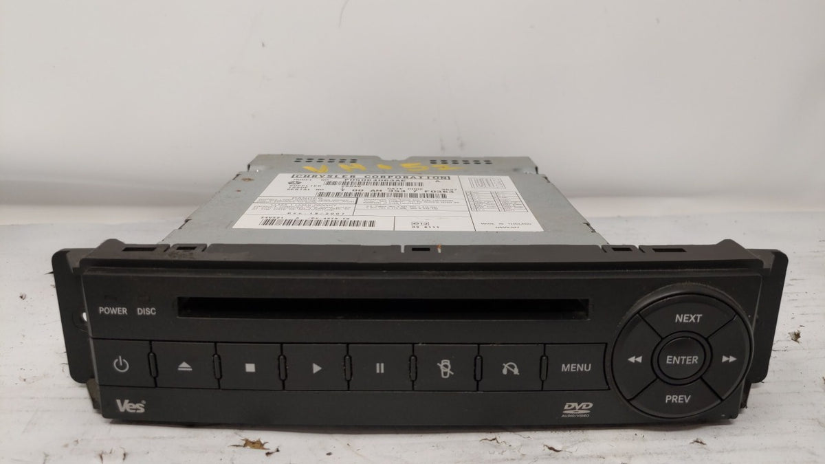 2008 Dodge Caravan Radio AM FM Cd Player Receiver Replacement P/N:P05064759AC P05064063AE OEM Used Auto Parts - Oemusedautop