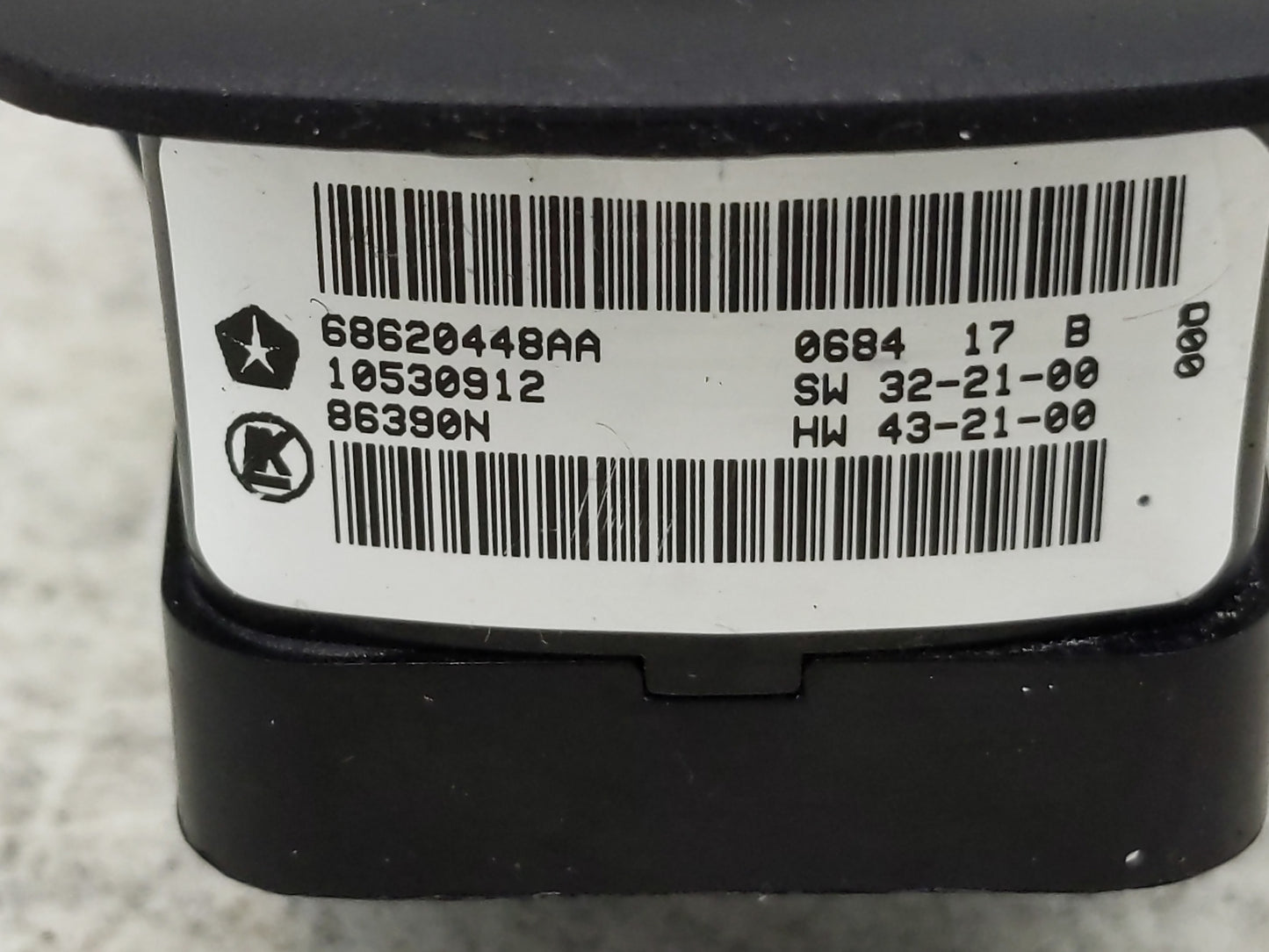 2008 Dodge Caravan Master Power Window Switch Replacement Driver Side Left P/N:68620448AA Fits Fits 2009 2010 2011 OEM Used 