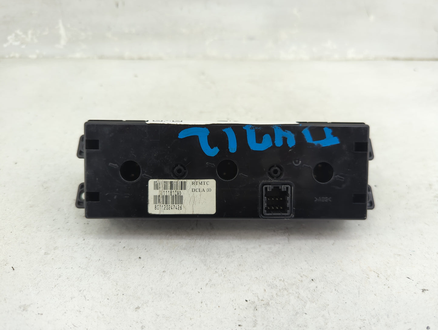 2008 Dodge Caravan Climate Control Module Temperature AC/Heater Replacement P/N:55111181CAD RTMTC, DCLA00 Fits Fits 2009 201