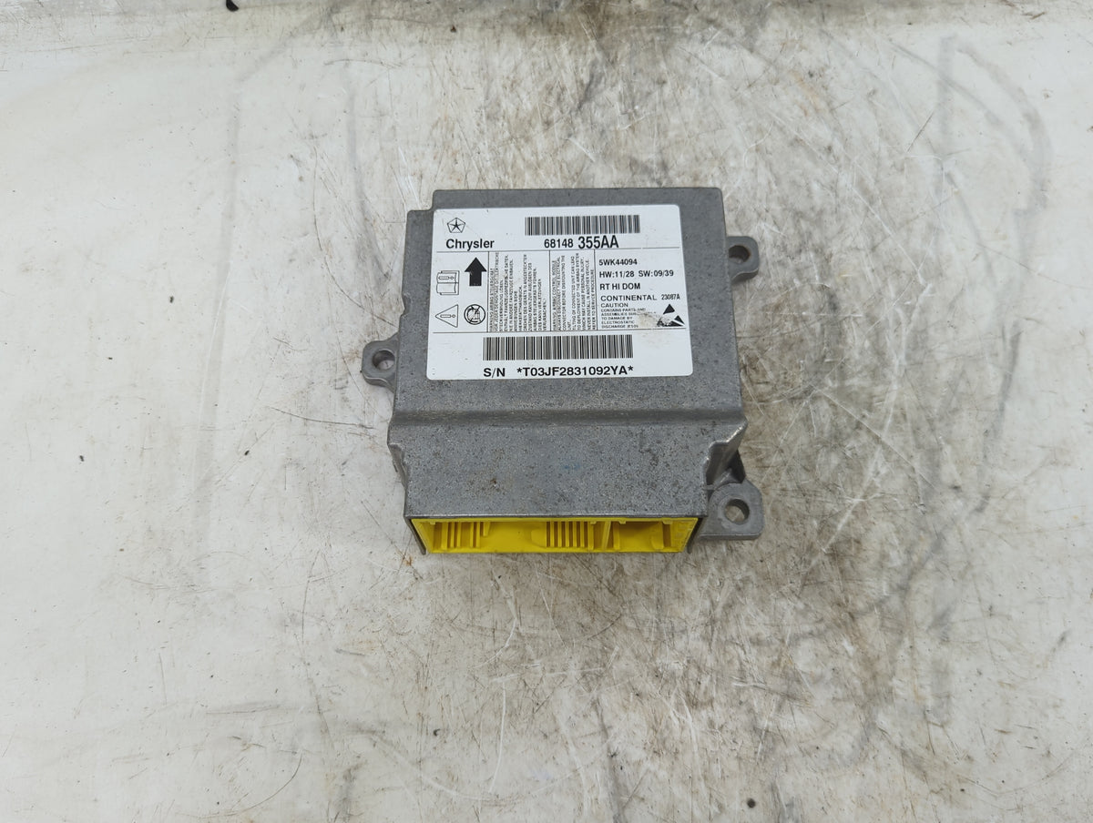 2008 Dodge Caravan Air Bag Passenger Right Dashboard OEM P/N:68148355AA 5WK44094 Fits OEM Used Auto Parts - Oemusedautoparts