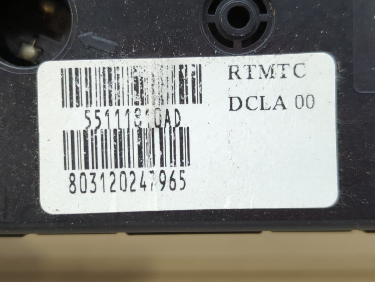 2008 Dodge Caravan Climate Control Module Temperature AC/Heater Replacement P/N:55111810AD Fits Fits 2009 2010 2011 OEM Used