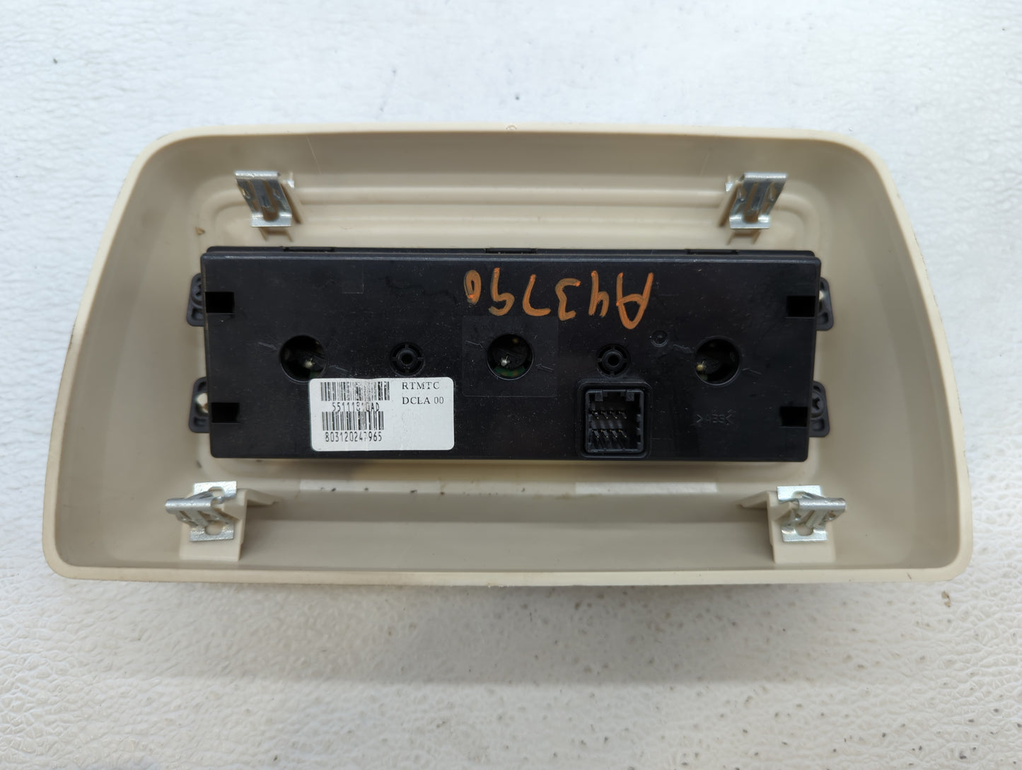 2008 Dodge Caravan Climate Control Module Temperature AC/Heater Replacement P/N:55111810AD Fits Fits 2009 2010 2011 OEM Used