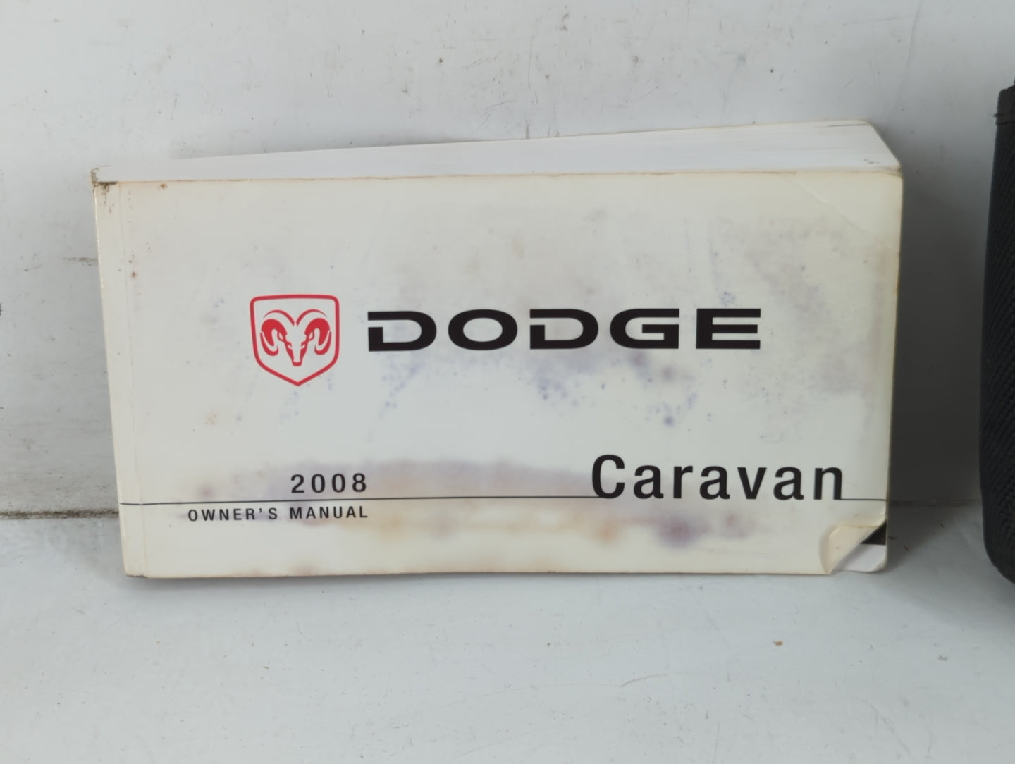 2008 Dodge Caravan Owners Manual Book Guide P/N:81-226-0819 OEM Used Auto Parts - Oemusedautoparts1.com