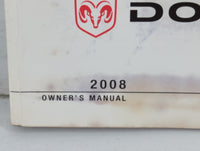2008 Dodge Caravan Owners Manual Book Guide P/N:81-226-0819 OEM Used Auto Parts - Oemusedautoparts1.com