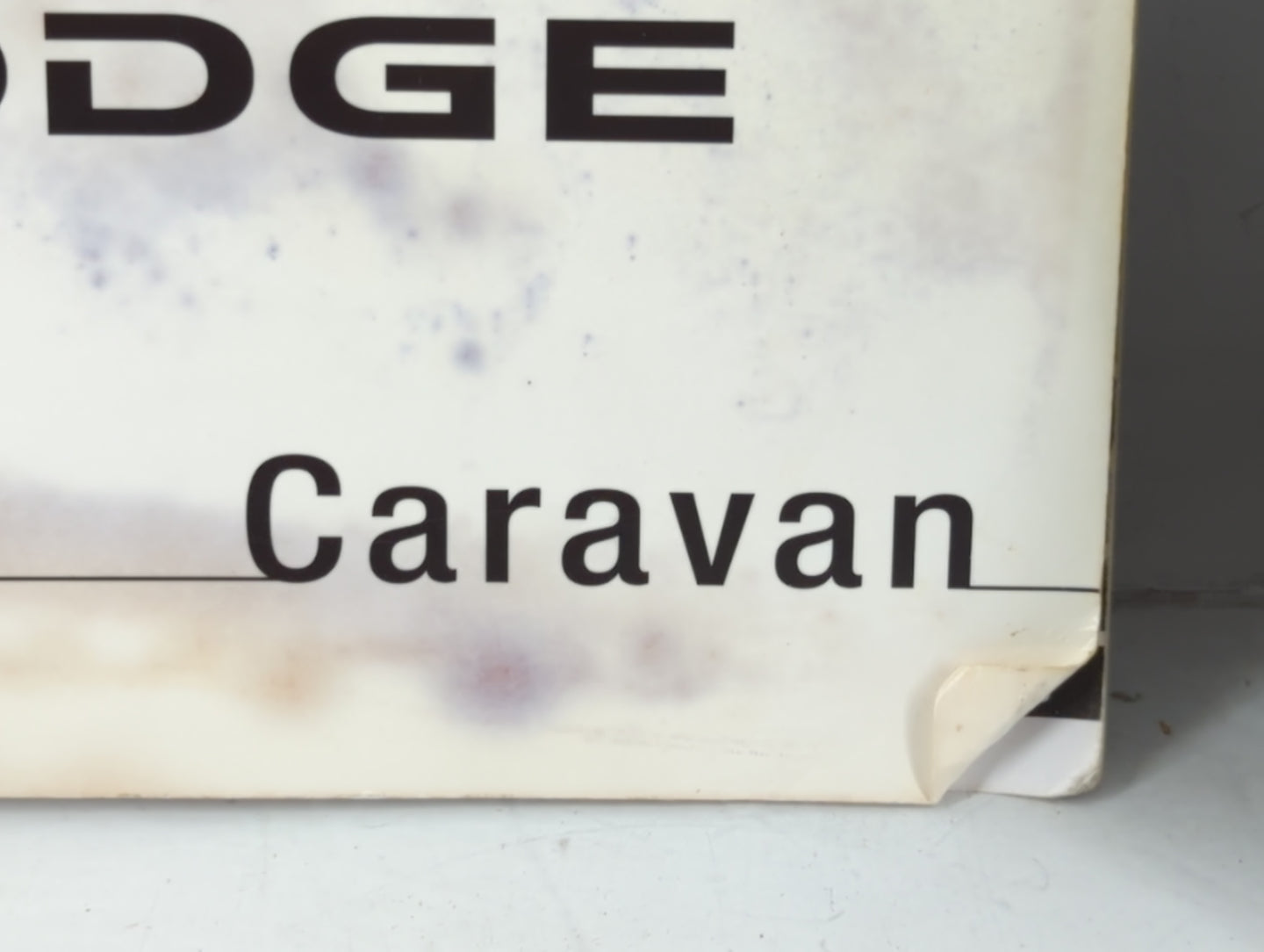 2008 Dodge Caravan Owners Manual Book Guide P/N:81-226-0819 OEM Used Auto Parts - Oemusedautoparts1.com