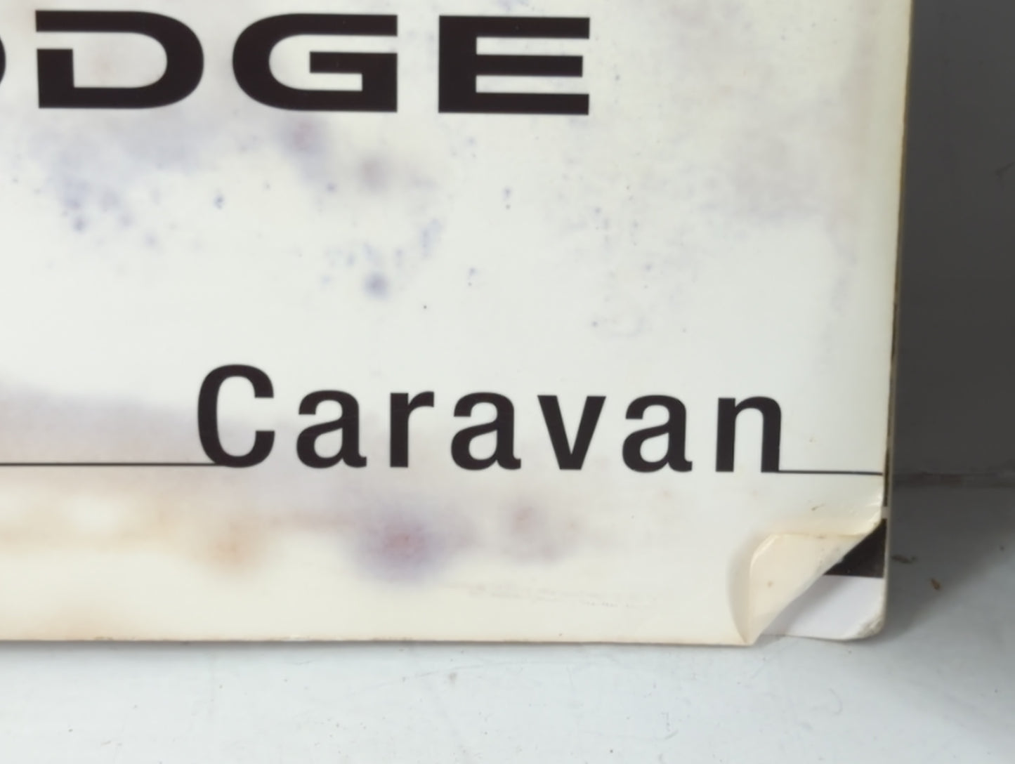 2008 Dodge Caravan Owners Manual Book Guide P/N:81-226-0819 OEM Used Auto Parts - Oemusedautoparts1.com
