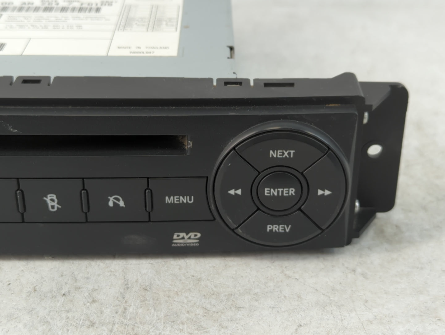 2008 Dodge Caravan Radio AM FM Cd Player Receiver Replacement P/N:P05064063AE Fits Fits 2009 OEM Used Auto Parts - Oemusedau