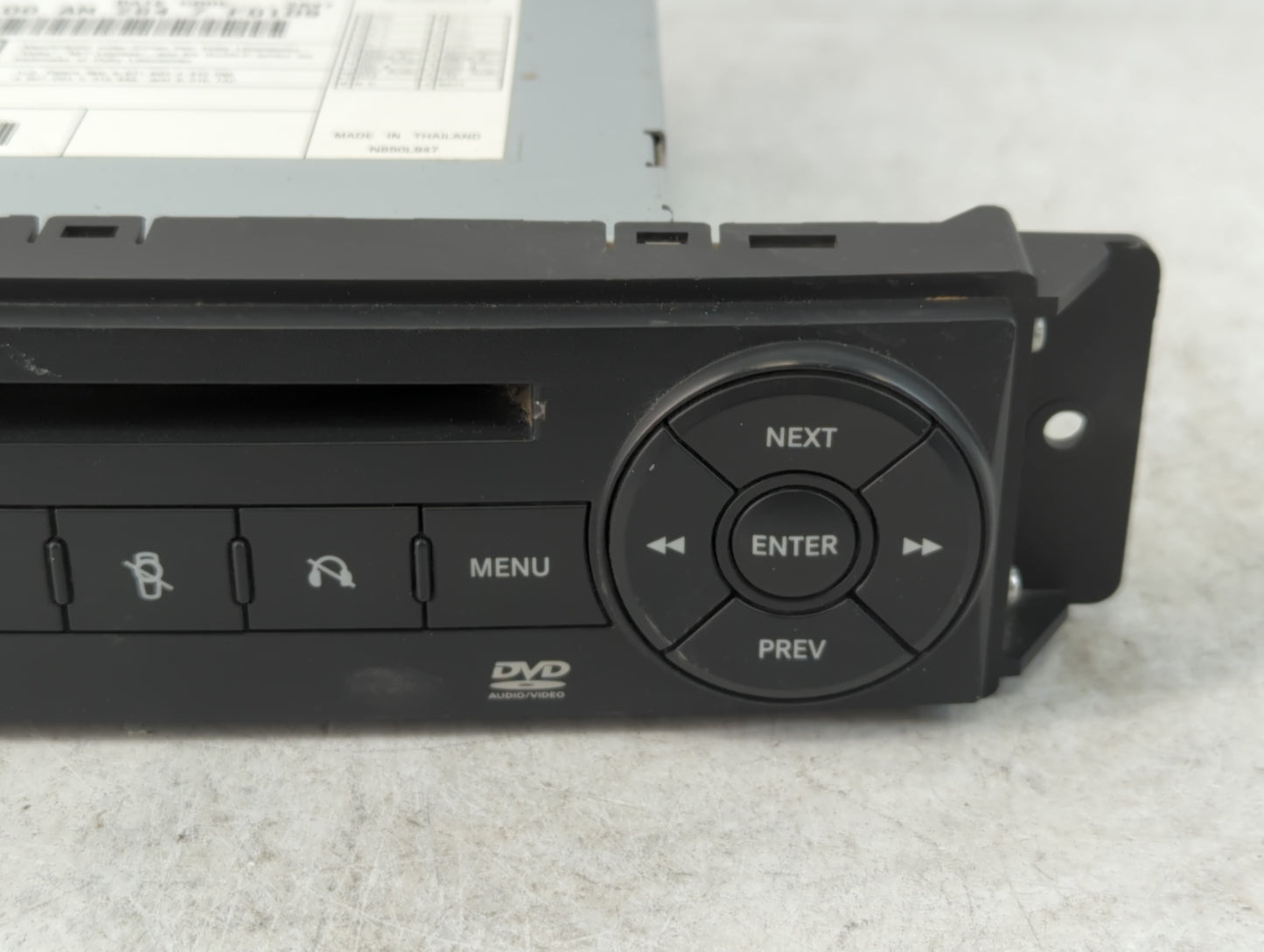 2008 Dodge Caravan Radio AM FM Cd Player Receiver Replacement P/N:P05064063AE Fits Fits 2009 OEM Used Auto Parts - Oemusedau