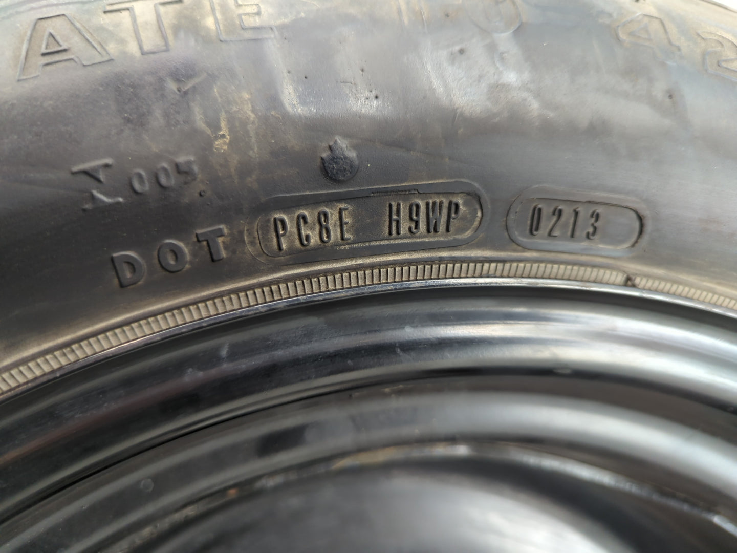 Dodge Caravan Spare Donut Tire Wheel Rim Oem - Oemusedautoparts1.com
