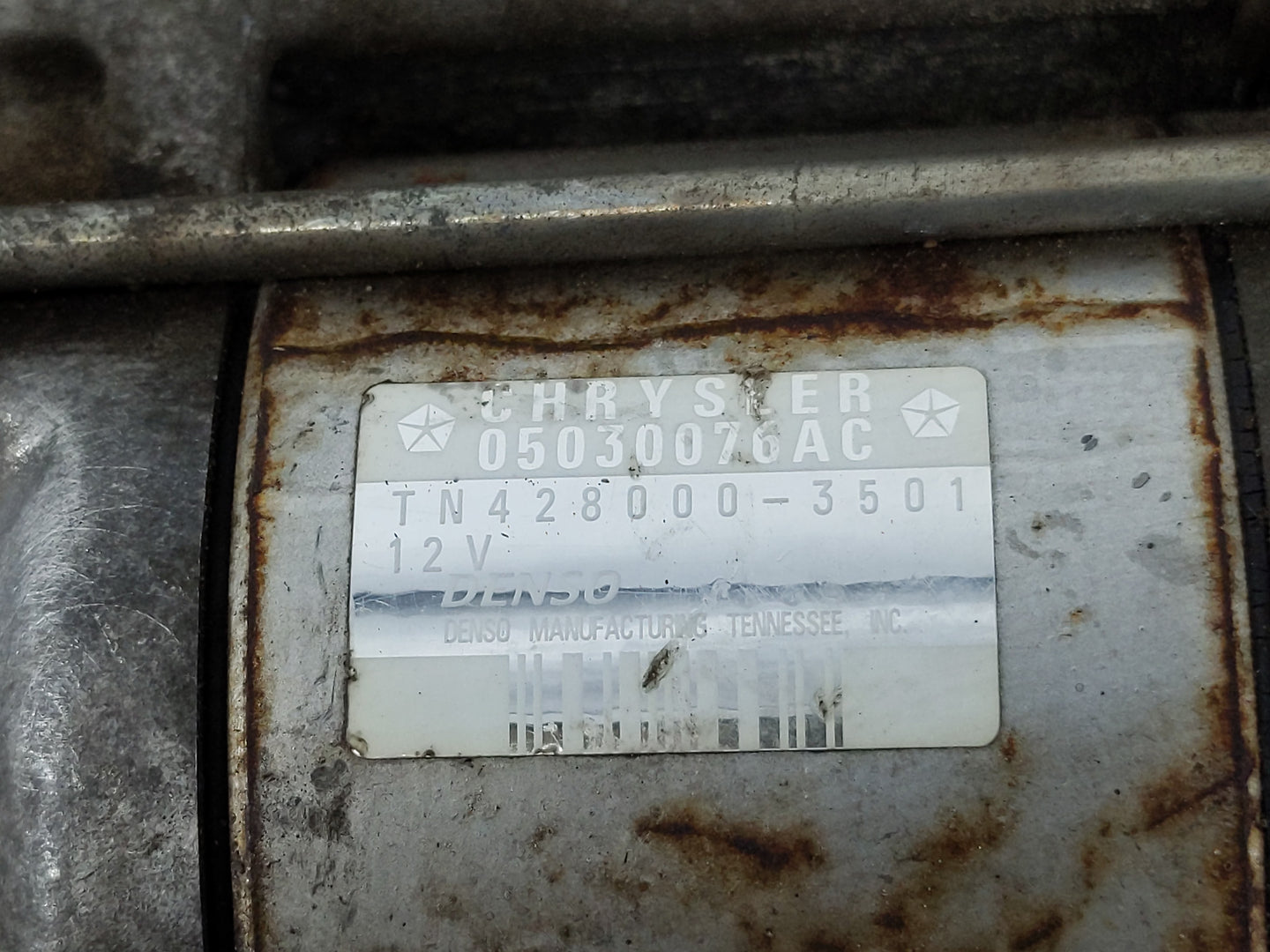 2006-2022 Dodge Charger Car Starter Motor Solenoid OEM P/N:05030076AC Fits OEM Used Auto Parts - Oemusedautoparts1.com