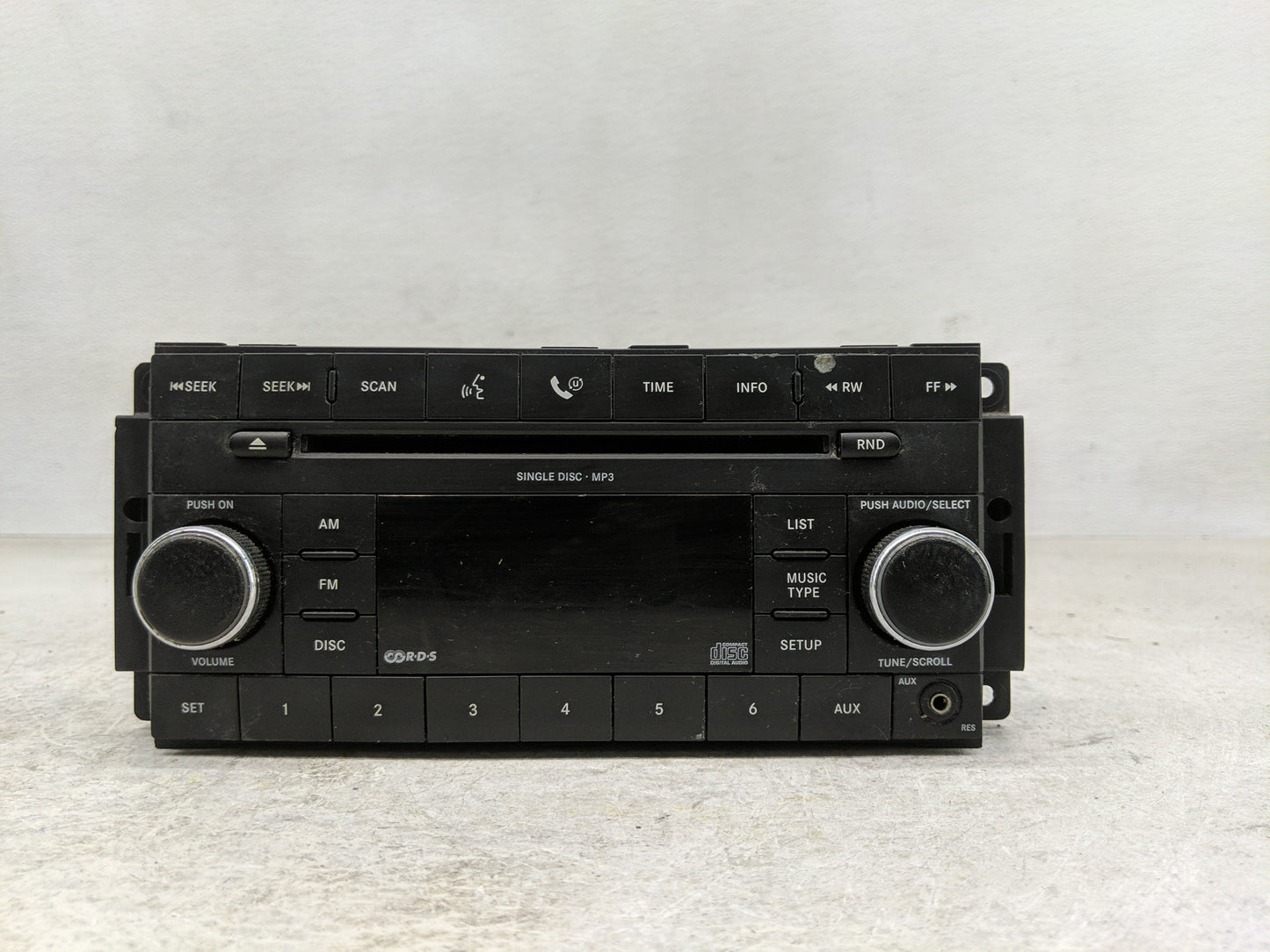 2008-2010 Dodge Charger Radio AM FM Cd Player Receiver Replacement Fits Fits 2008 2009 2010 OEM Used Auto Parts - Oemusedaut