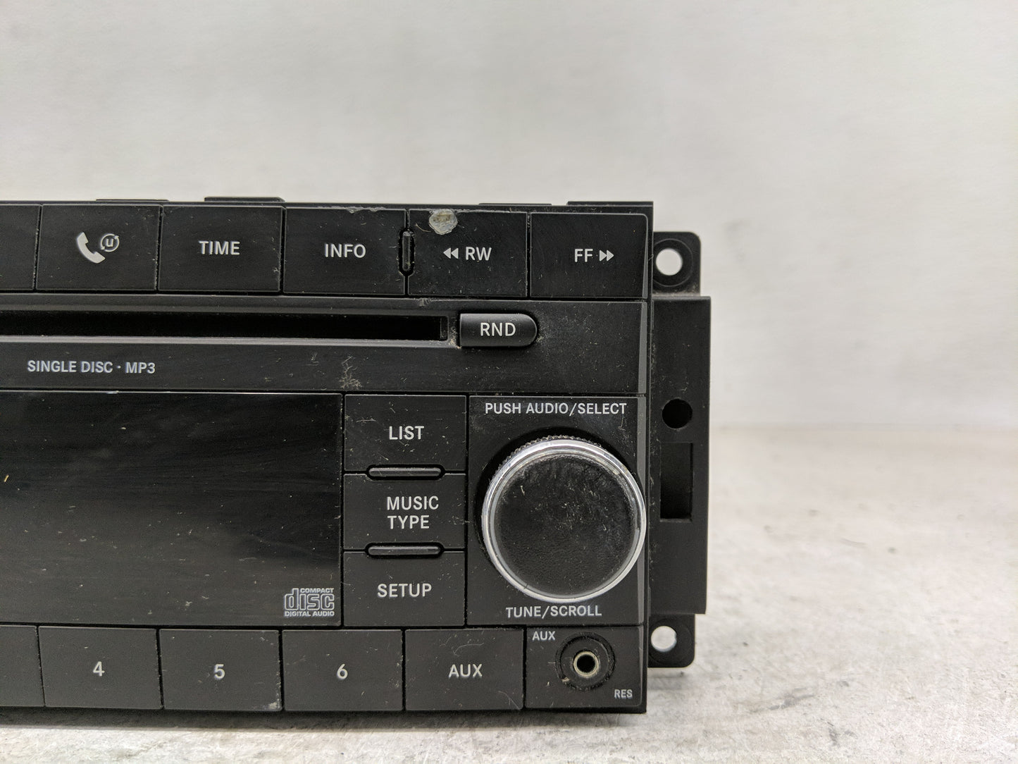 2008-2010 Dodge Charger Radio AM FM Cd Player Receiver Replacement Fits Fits 2008 2009 2010 OEM Used Auto Parts - Oemusedaut