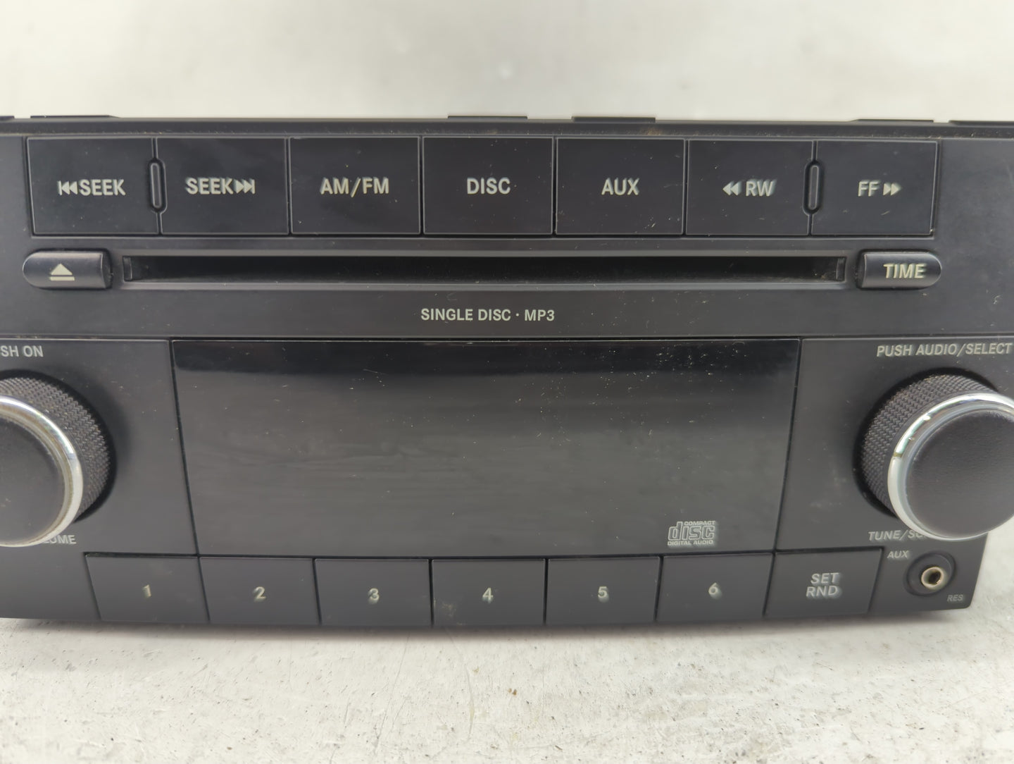 2008-2010 Dodge Charger Radio AM FM Cd Player Receiver Replacement P/N:P68021159AC Fits Fits 2008 2009 2010 OEM Used Auto Pa