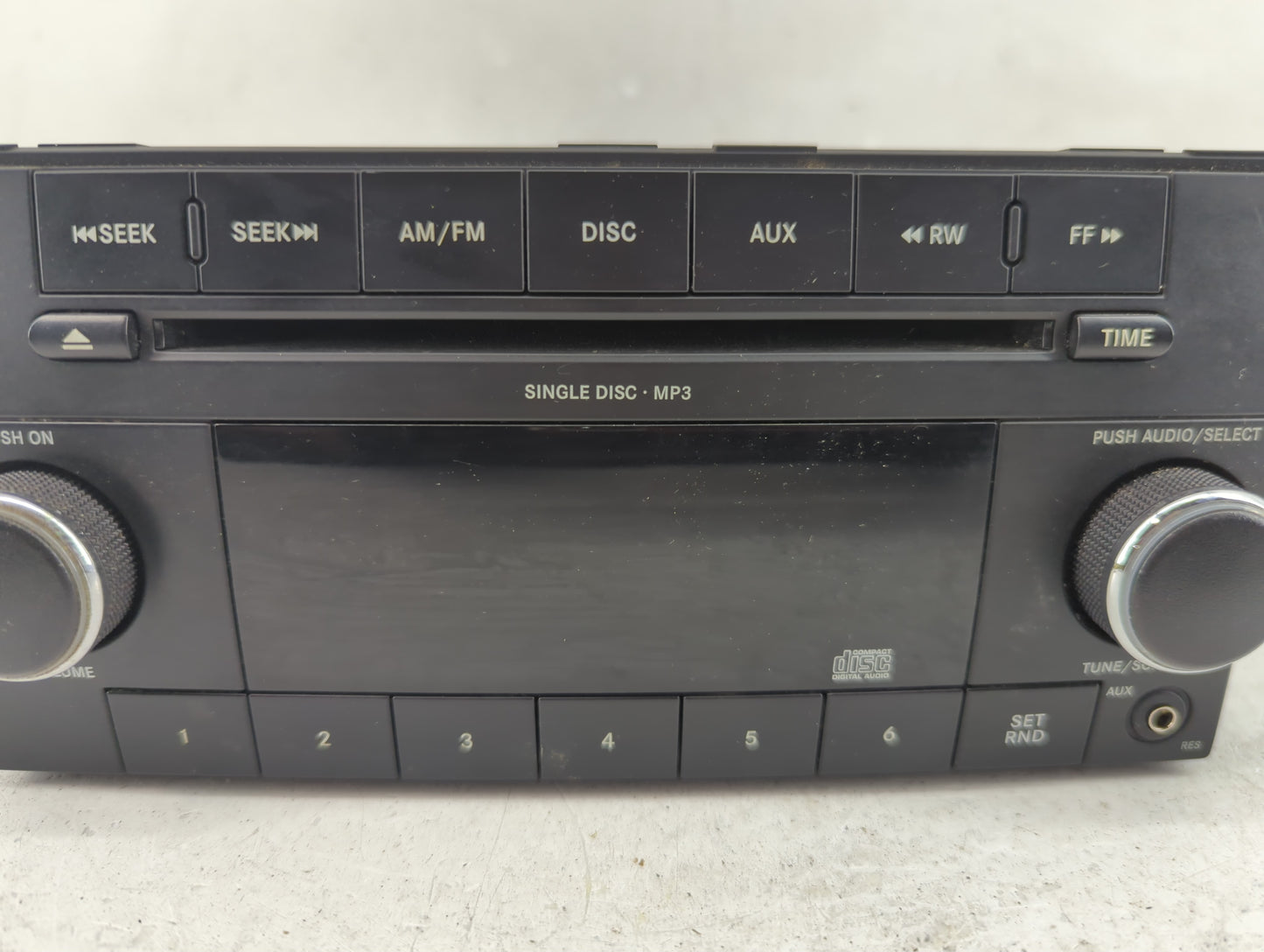 2008-2010 Dodge Charger Radio AM FM Cd Player Receiver Replacement P/N:P68021159AC Fits Fits 2008 2009 2010 OEM Used Auto Pa