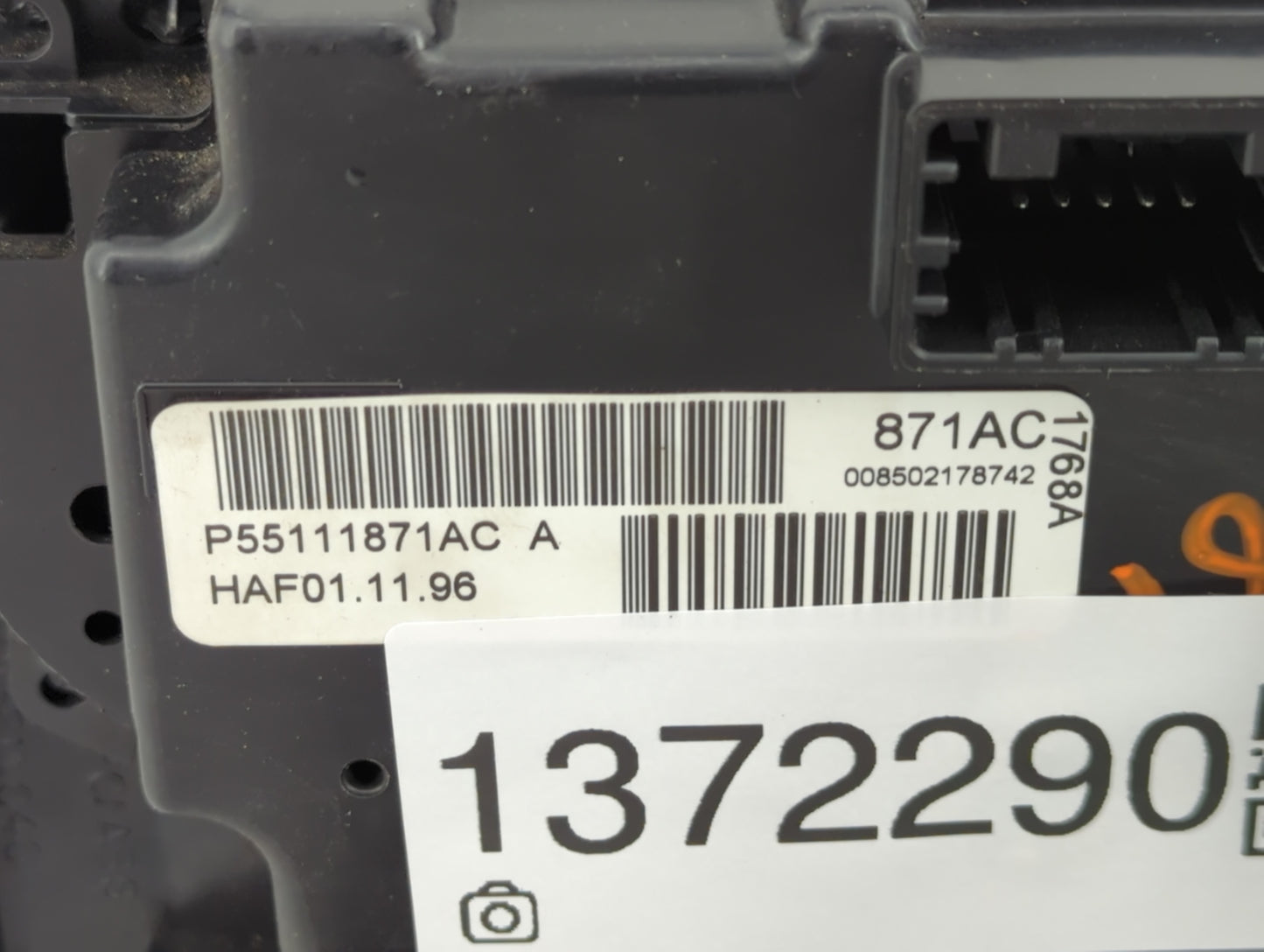 2008-2010 Dodge Charger Climate Control Module Temperature AC/Heater Replacement P/N:55111871AC A Fits Fits 2008 2009 2010 O