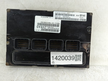 2008-2010 Dodge Charger PCM Engine Control Computer ECU ECM PCU OEM P/N:P05187021AE Fits Fits 2008 2009 2010 OEM Used Auto P