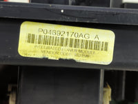 2008 Dodge Charger Fusebox Fuse Box Panel Relay Module P/N:P04692170AG Fits OEM Used Auto Parts - Oemusedautoparts1.com