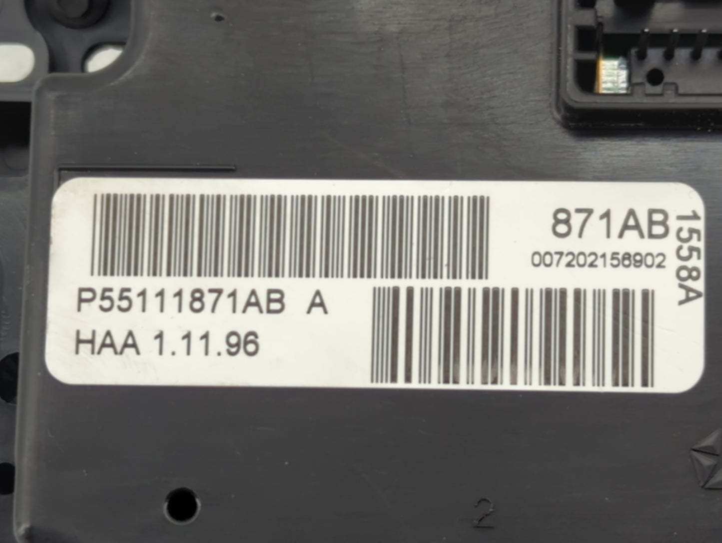 2008-2010 Dodge Charger Climate Control Module Temperature AC/Heater Replacement P/N:P55111871AB Fits Fits 2008 2009 2010 OE