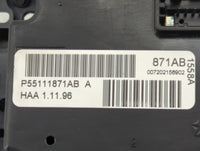2008-2010 Dodge Charger Climate Control Module Temperature AC/Heater Replacement P/N:P55111871AB Fits Fits 2008 2009 2010 OE