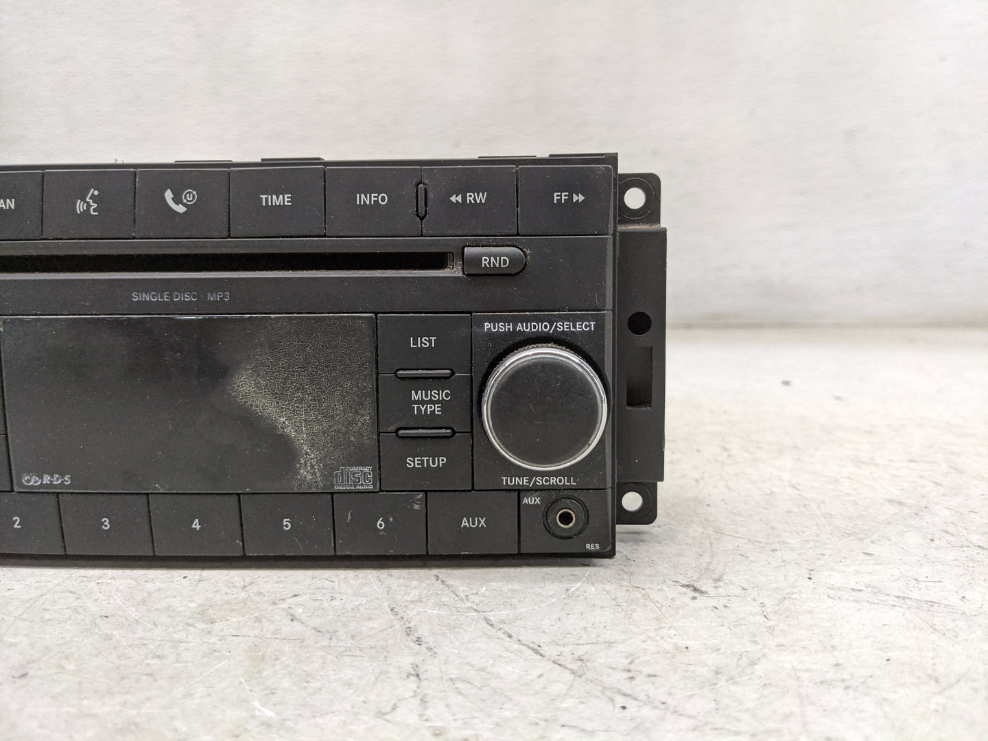 2008-2009 Dodge Charger Radio AM FM Cd Player Receiver Replacement P/N:P05064410AE A2C53241149 Fits Fits 2008 2009 2010 OEM 